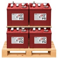 Bater�as Trojan T-105 | Pack 4 Unidades 6V 250A C100